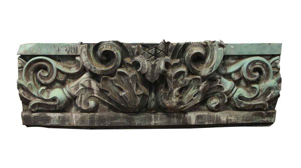 Exterior Materials - Decorative Copper Cornice with Acanthus Leaf Detail