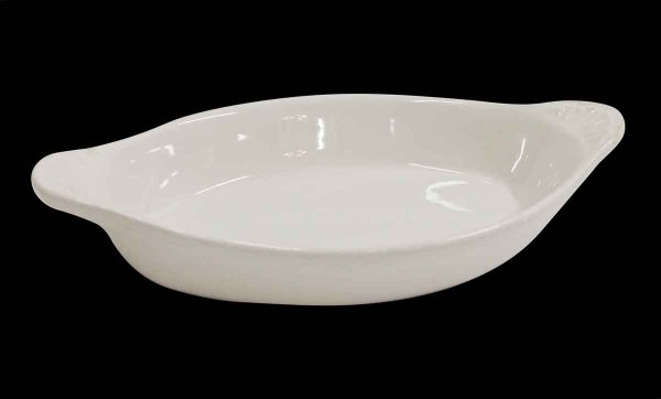 Kitchen - 10.5 in. Oval Porcelain Serving Bowl