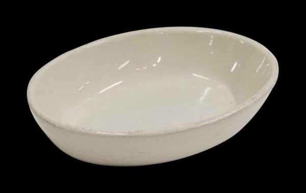 Kitchen - Oval White 8 in. Ceramic Serving Bowl
