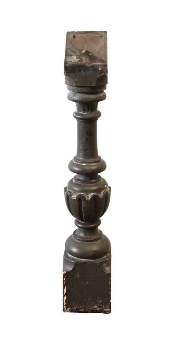 Staircase Elements - Painted Brown Carved Wooden Ballustrade Spindles