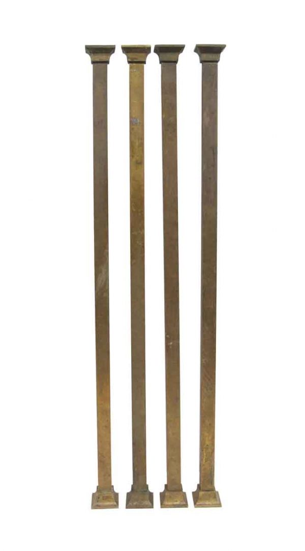 Staircase Elements - Set of 4 Brass Spindle Posts