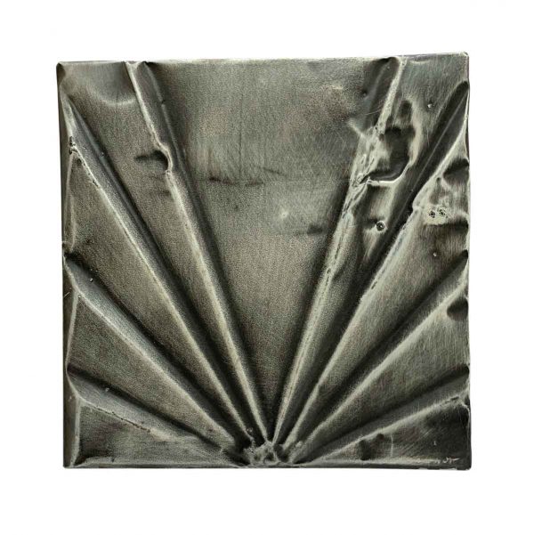 Tin Panels - Art Deco Washed Black Tin Panel