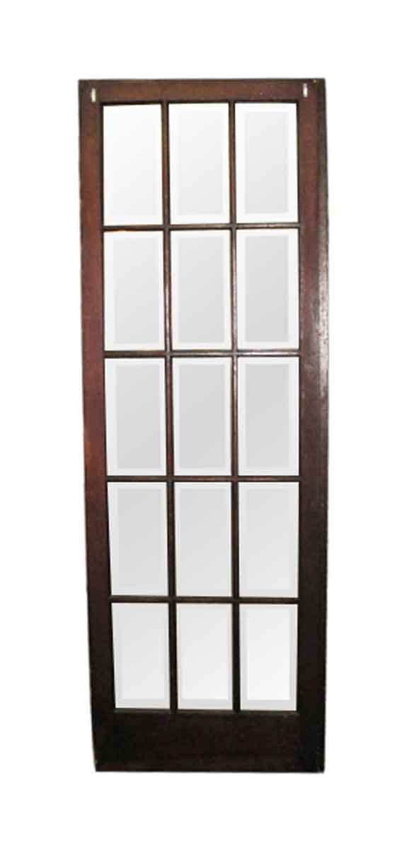 French Doors - Antique French Door with 15 Beveled Lite 90 x 32.75