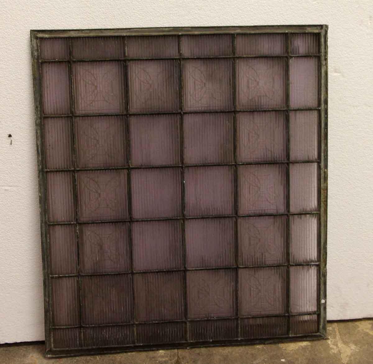 24 5 X 22 Frank Lloyd Wright Luxfer Unframed Purple Glass Panel