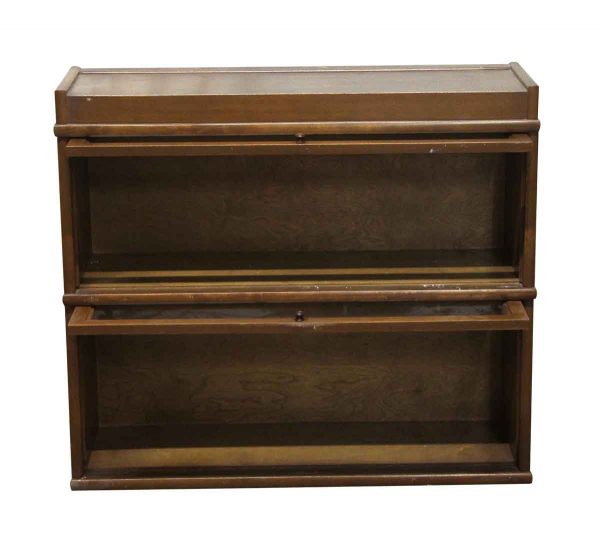 Bookcases - Vintage 2 Section Barrister Bookcase Cabinet