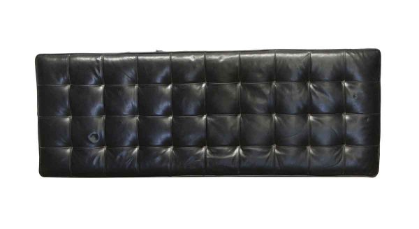 Commercial Furniture - Vintage Black Leather Bench Cushion