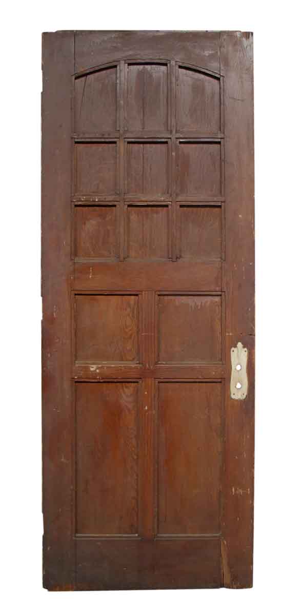 Entry Doors - 13 Arched Panel Entry Door 89.5 x 33.75