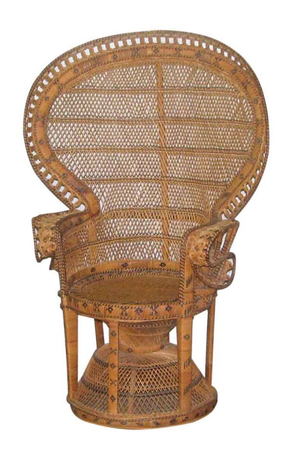 Patio Furniture - Vintage 1970s Wicker Chair