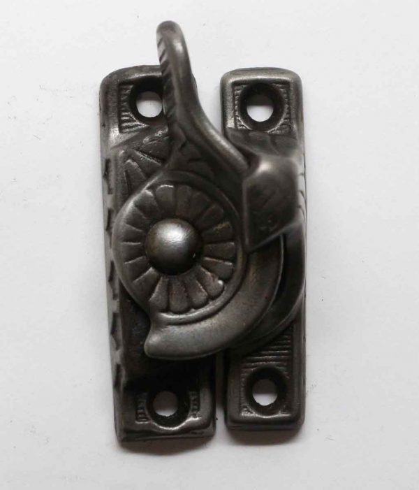 Window Hardware - Ornate Clamshell Cast Iron Window Lock