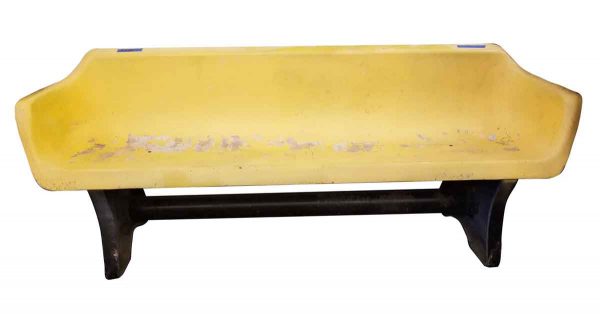 Commercial Furniture - Yellow Fiberglass 6 ft. Bench