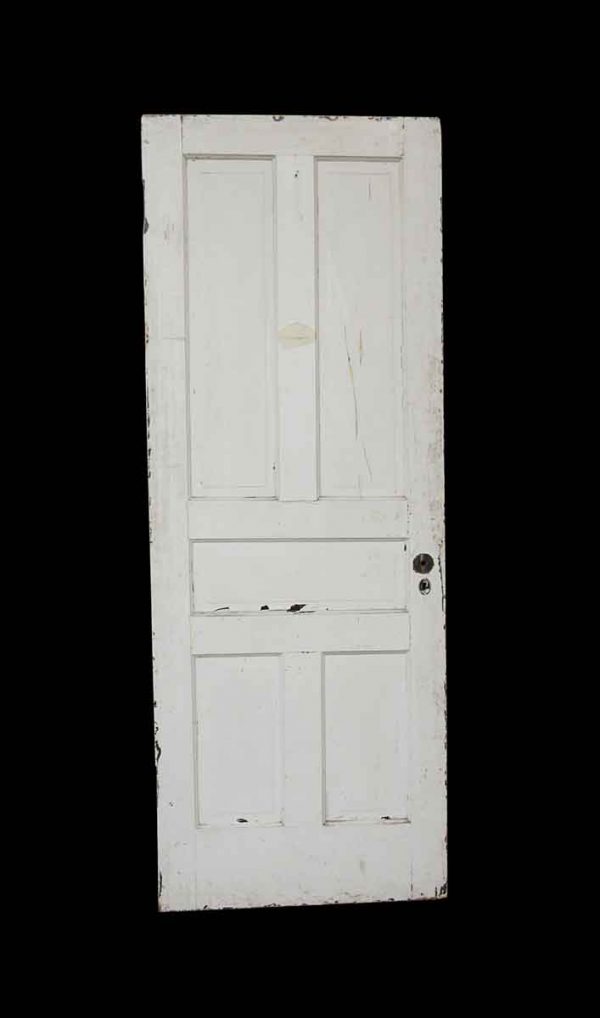 Standard Doors - Antique White 5 Panel Wood Passage Door 79.75 x 29.75
