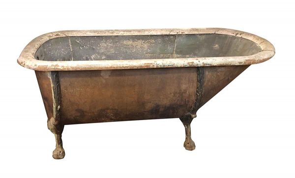 Bathroom - Rare 19th Century Zinc Bathtub