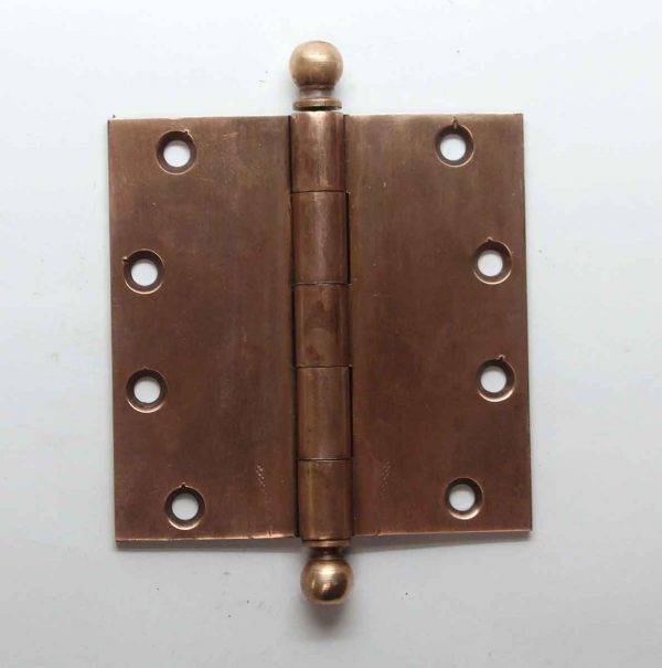Door Hinges - 4.5 x 4.5 Solid Bronze Butt Vintage Hinge