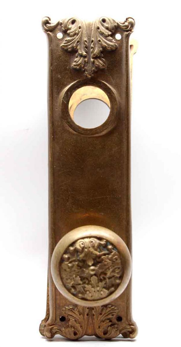 Door Knob Sets - Bronze German Renaissance Reading Door Knob Set
