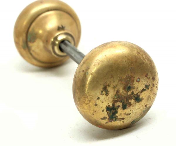 Door Knobs - Antique Brass Plain Door Knobs