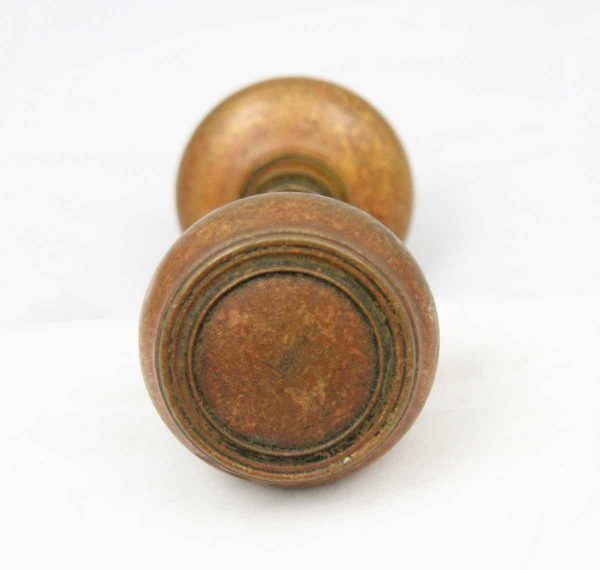 Door Knobs - Antique Solid Bronze Concentric Doorknobs