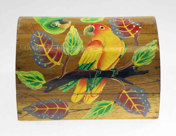 Flea Market - Parrot Wooden Keepsake Box