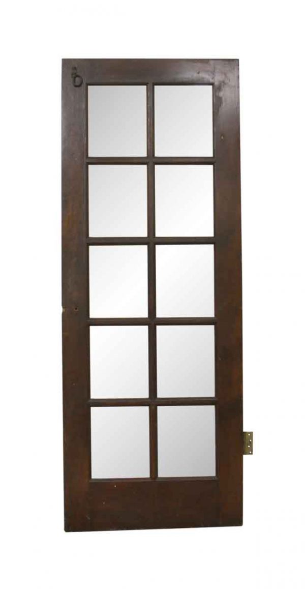 French Doors - Vintage 10 Lite Pine French Door 79.25 x 30.125
