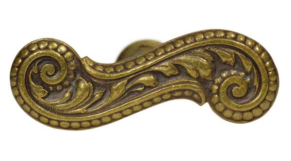 Levers - Collectors Quality Ornate Brass Swirly Lever Door Knob