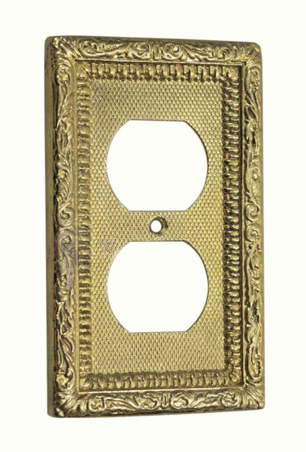 Lighting & Electrical Hardware - Ornate Duplex Outlet Cover