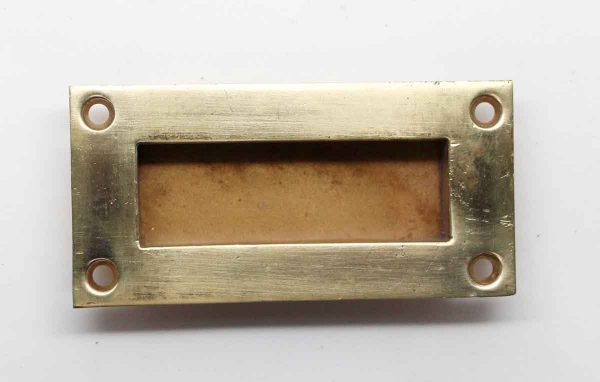 Window Hardware - Vintage Cast Brass Recessed Sash Lift