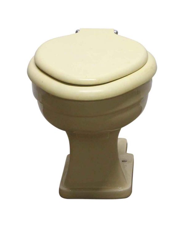 Bathroom - 1950s Light Yellow Toilet