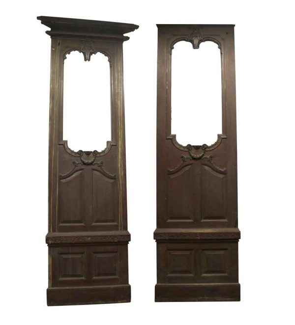 Flooring & Antique Wood - Antique Carved Mahogany Pipe Organ Panels