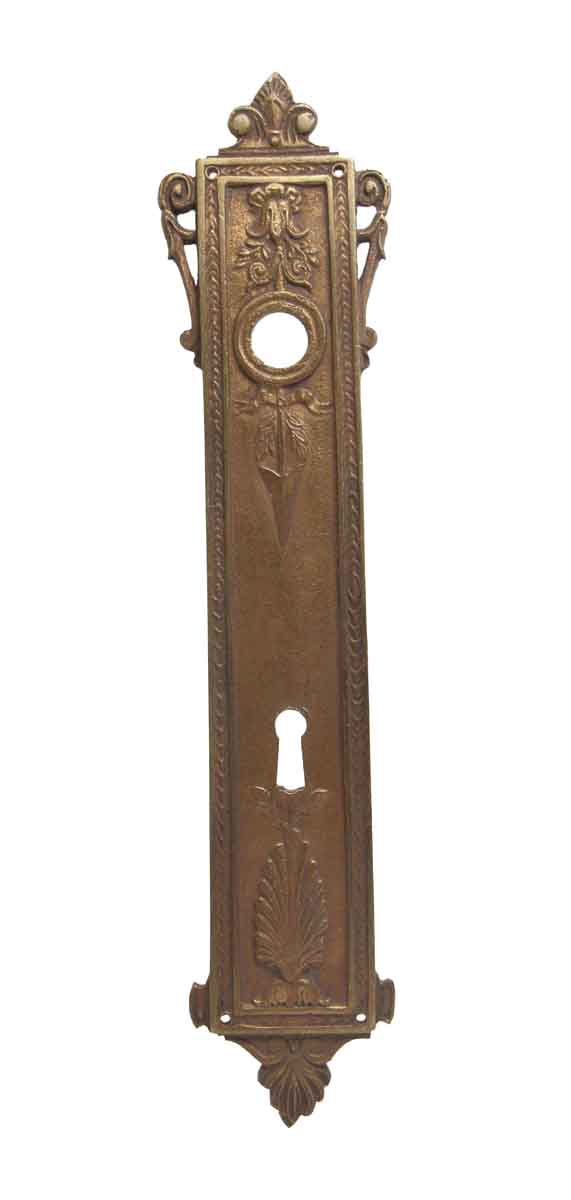 Back Plates - 11.5 in. Bronze French Door Back Plate