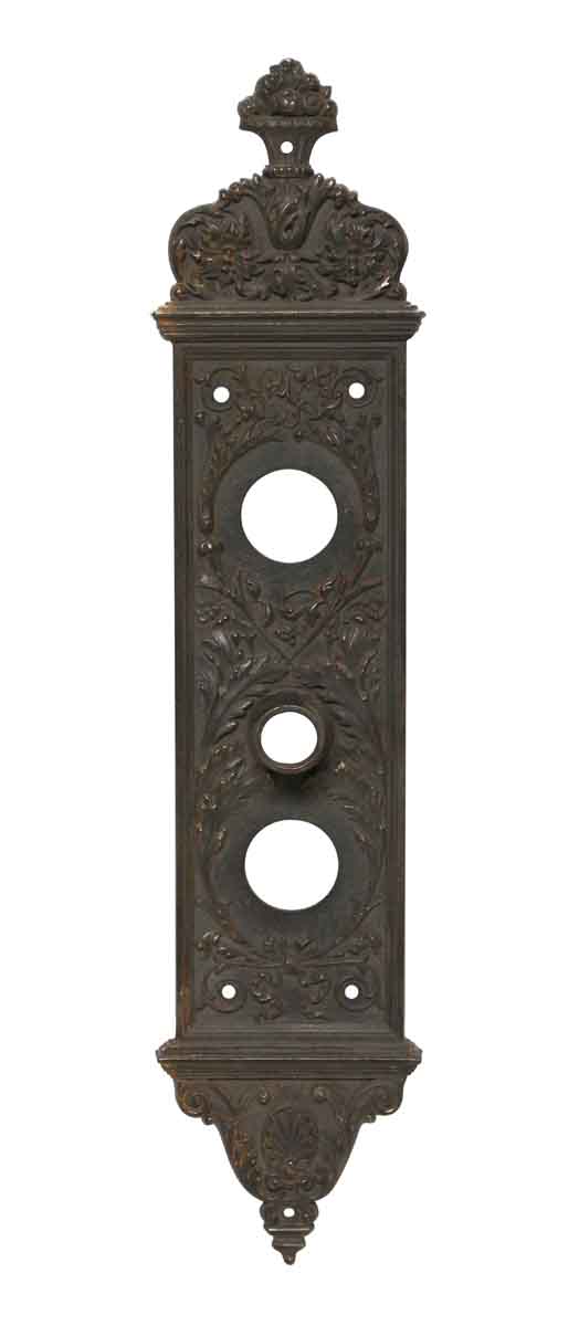 Back Plates - 15.25 in. Yale & Towne Victorian Entry Door Plate