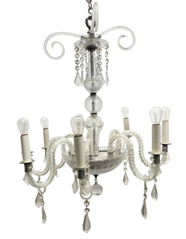 Chandeliers - Vintage Traditional 8 Arm Crystal Chandelier