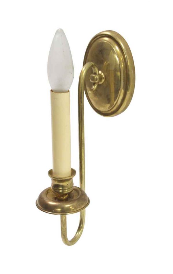 Sconces & Wall Lighting - Traditional Polished Brass Candle Wall Sconce