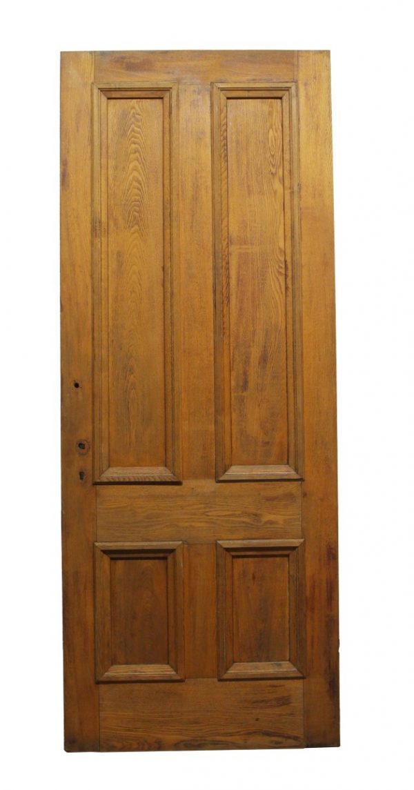 Standard Doors - Antique 4 Panel Chestnut Door Sample 95 x 37