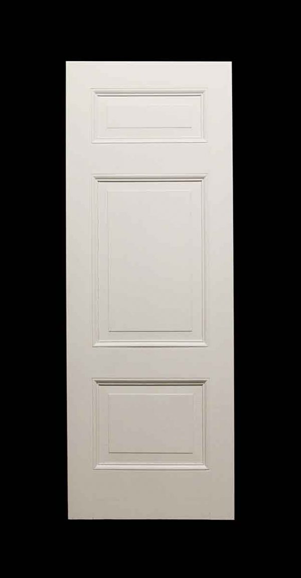 Standard Doors - Vintage 3 Panel White Wood Passage Door 82.5 x 30