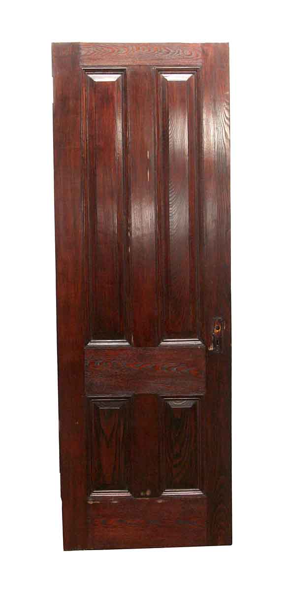 Standard Doors - Vintage 4 Panel Chestnut Passage Door 86.5 x 29.625