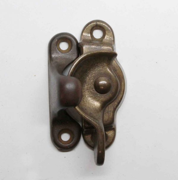 Window Hardware - Classic Brass Plated Cast Iron Window Sash Lock