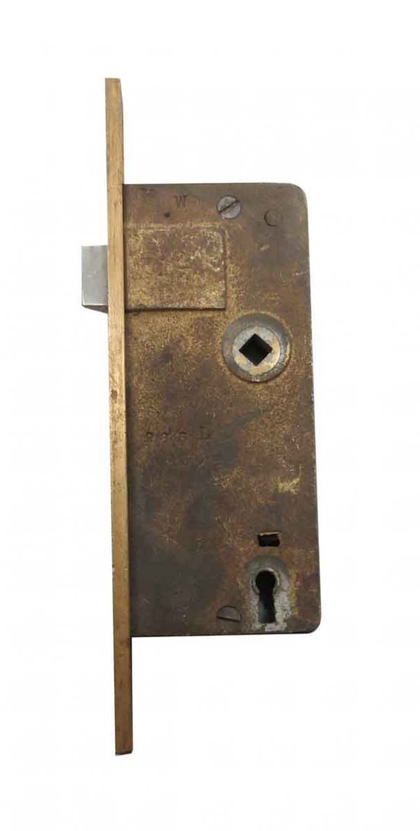 Door Locks - Antique Bronze Mortise French Door Lock