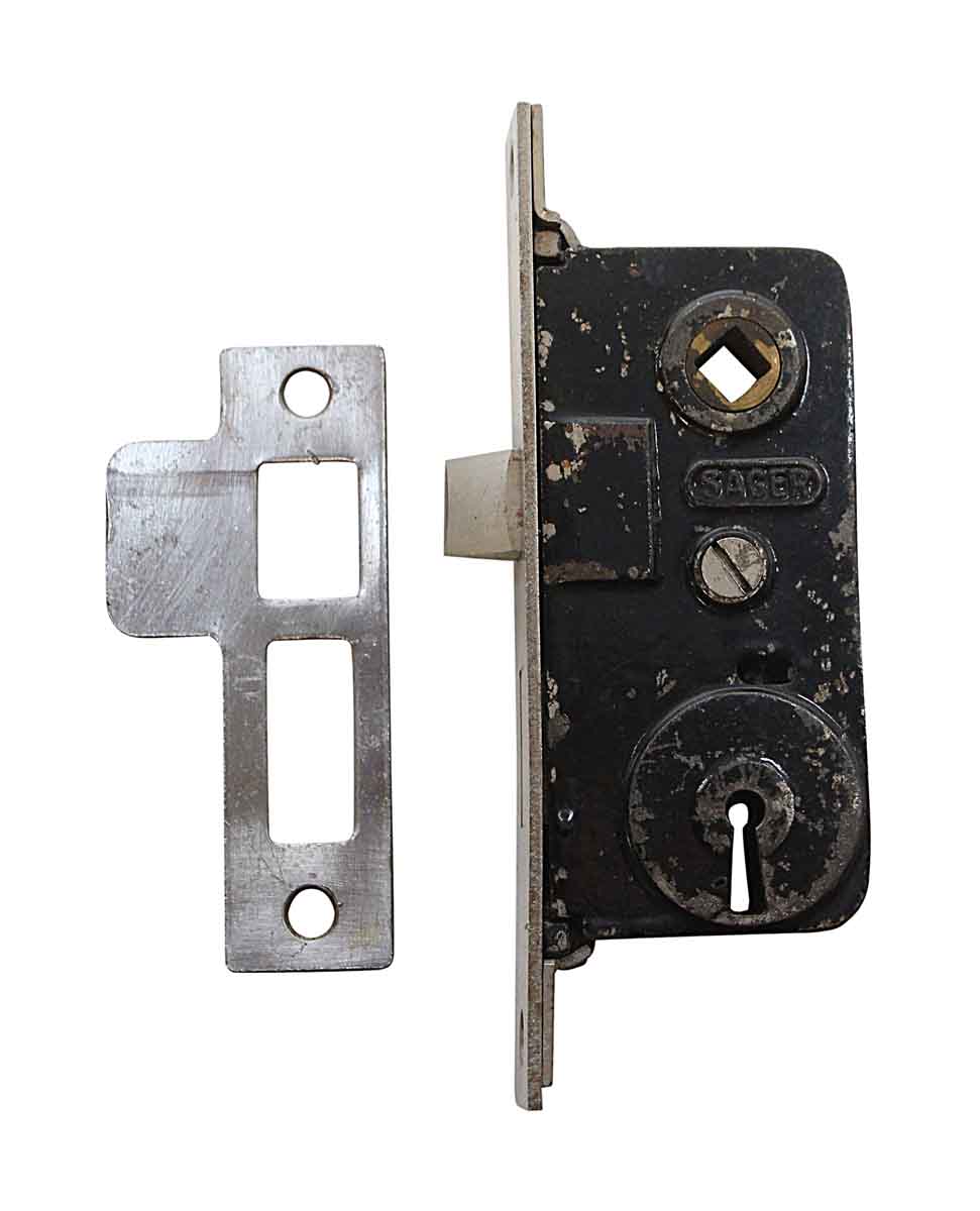 Sager Narrow Steel & Cast Iron Door Mortise Lock