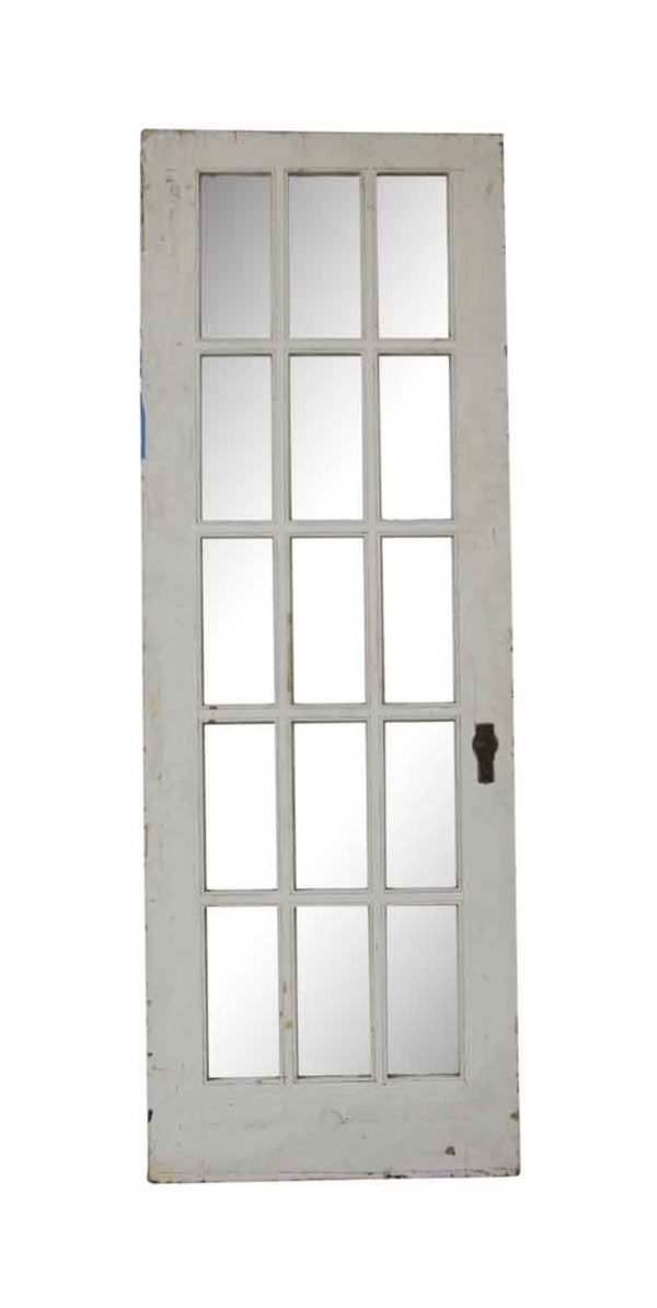 French Doors - Antique 15 Lite Wood French Door 85.25 x 29.875