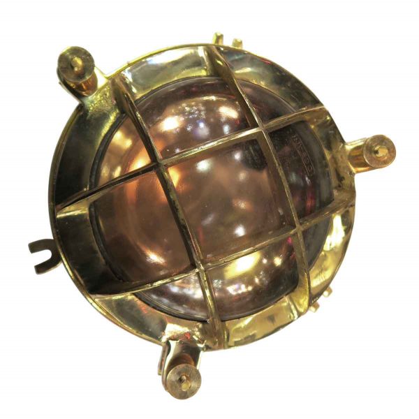 Nautical Lighting - Brass & Copper 12 in. Nautical Porthole Light
