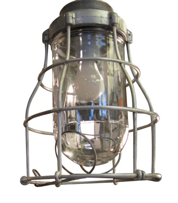 Nautical Lighting - Rewired Steel 10 in. Nautical Cage Sconce