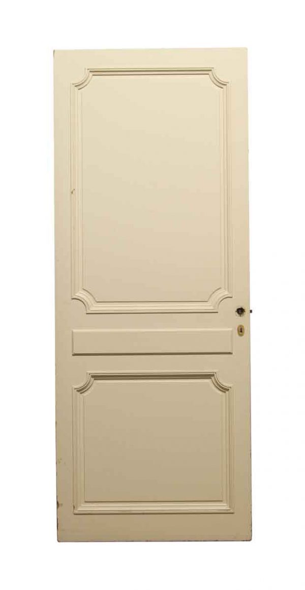 Standard Doors - Vintage 2 Panel White Wood Closet Door 80 x 31.75