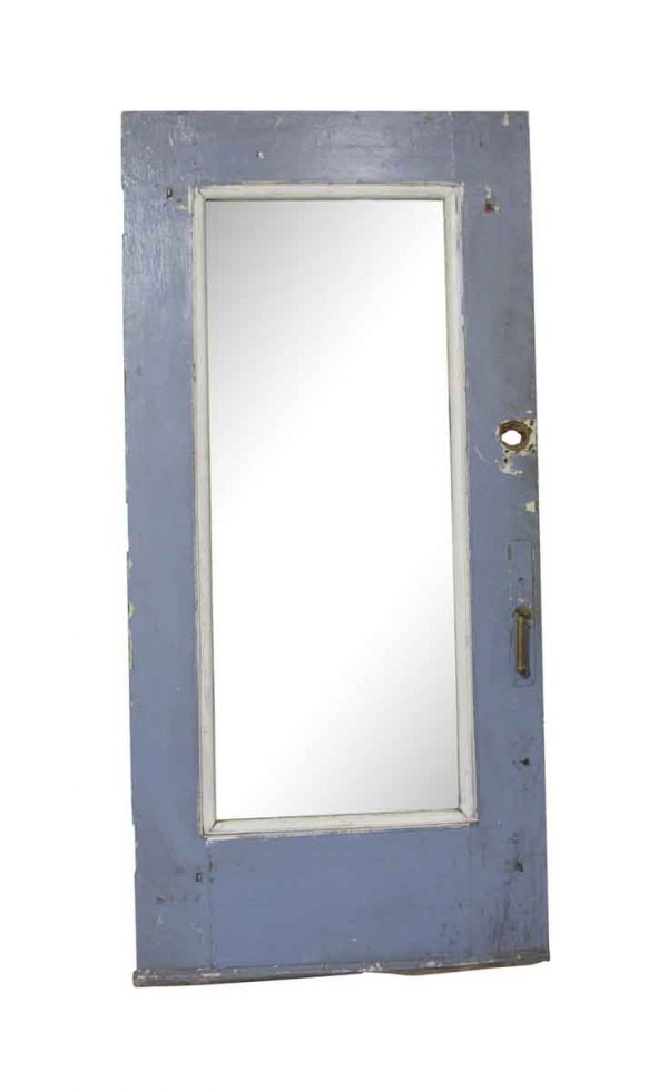 Entry Doors - Vintage Single Lite Wood Entry Door 83.25 x 39.75