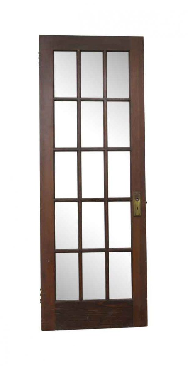 French Doors - Vintage 15 Lite Wood French Door 82.75 x 29.875