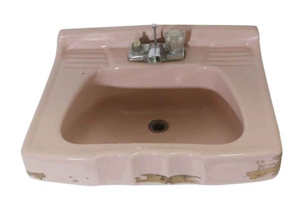 Bathroom - Komart Pink Vintage 22 in. Porcelain Sink