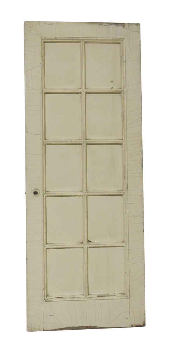 French Doors - Vintage 10 Lite Wood French Door 82.25 x 31.5