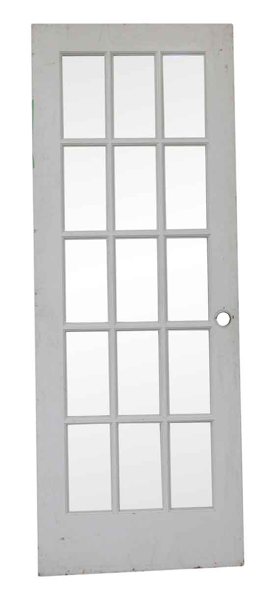 French Doors - Vintage 15 Lite White French Door 79.625 x 29.75