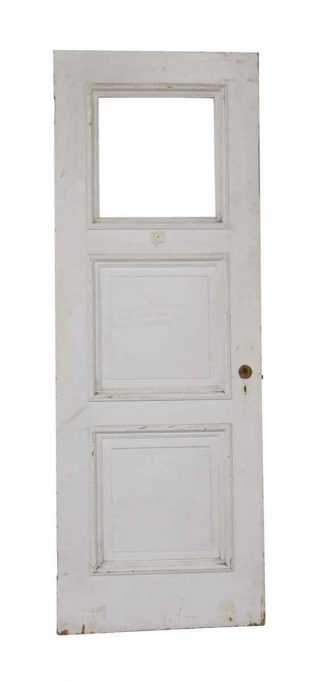 Vintage Single Lite Pane Passage Door X Olde Good Things