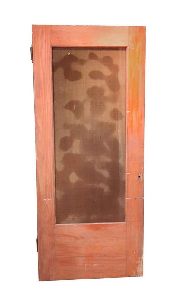 Entry Doors - Vintage Wooden Screen Door 85 x 36.5