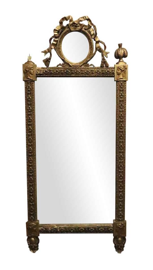 Overmantels & Mirrors - Antique French Provincial Style Gilded Mirror