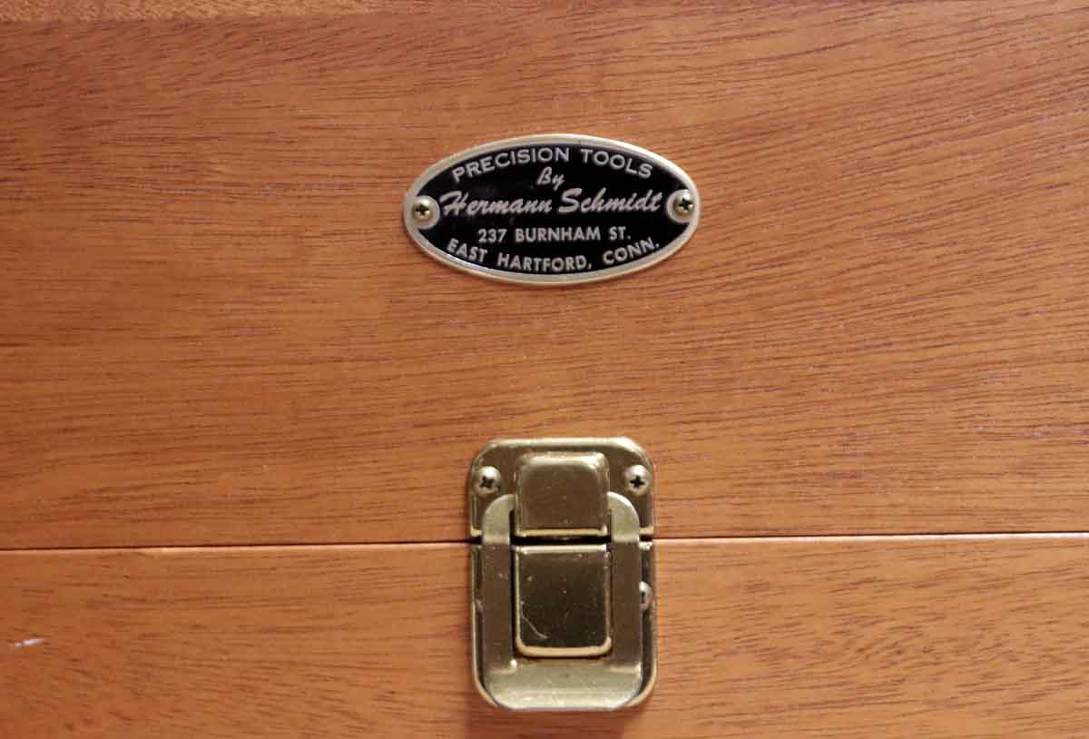 Mahogany Box with Dovetail Seams & Brass Hardware | Olde Good Things